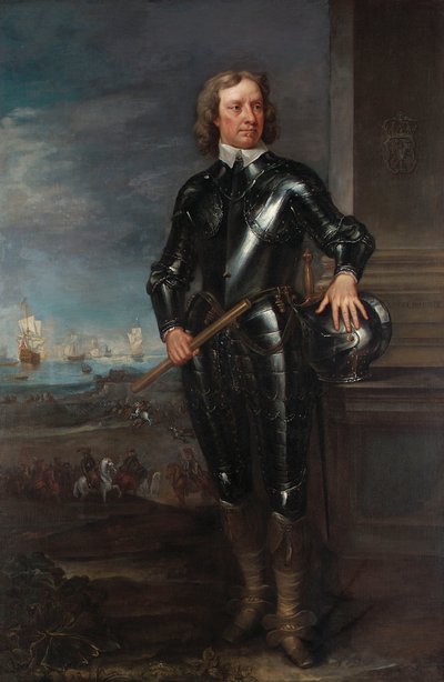 Oliver Cromwellin muotokuva tekijältä English School