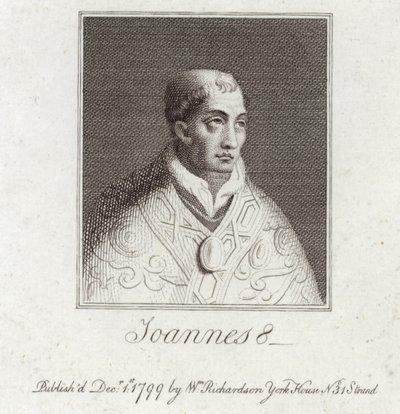 Paavi Johannes VIII:n muotokuva tekijältä English School