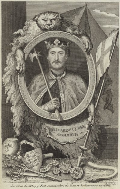 Englannin Richard I:n muotokuva tekijältä English School