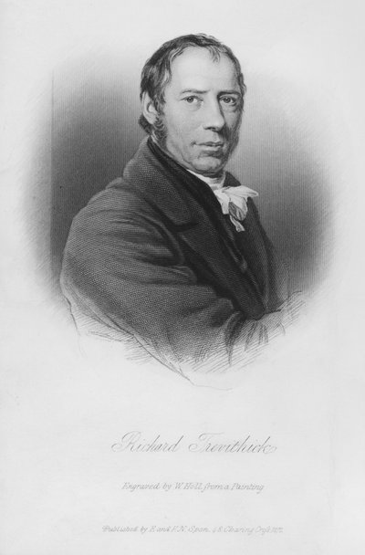 Richard Trevithickin muotokuva (kaiverrus) tekijältä English School