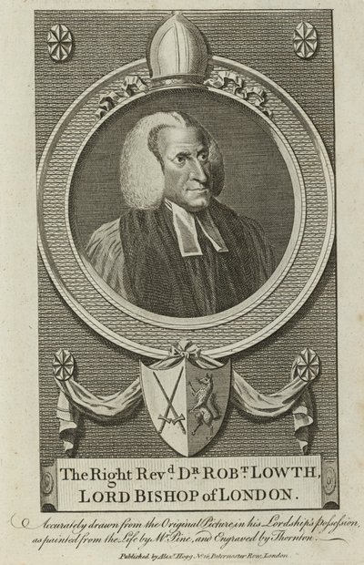 Robert Lowthin muotokuva tekijältä English School