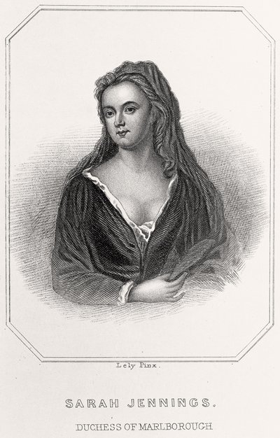 Marlboroughin herttuattaren Sarah Jenningsin muotokuva, 1835 tekijältä English School