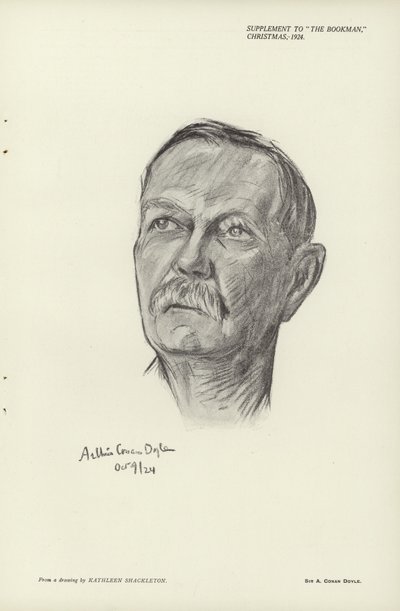 Sir Arthur Conan Doylen muotokuva tekijältä English School