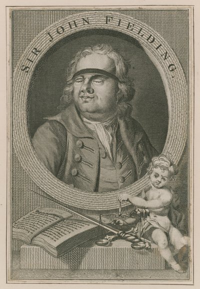 Sir John Fieldingin muotokuva tekijältä English School