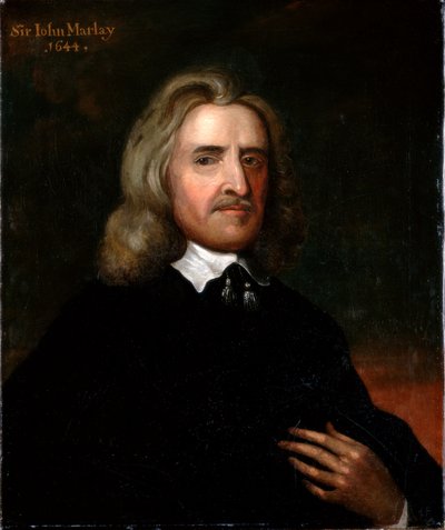 Sir John Marlayn muotokuva, 1644 tekijältä English School