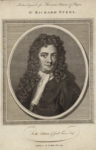 Sir Richard Steelen muotokuva tekijältä English School