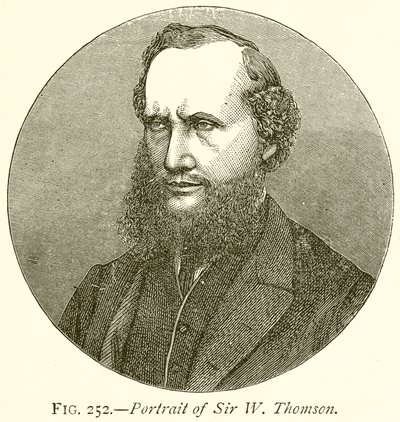 Sir W. Thomsonin muotokuva tekijältä English School