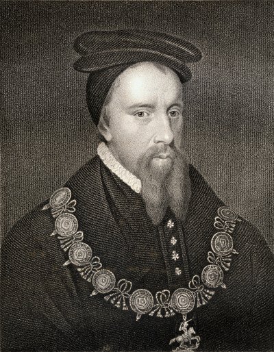 Thomas Stanleyn (1435-1504) muotokuva, Derbyn 1. Earl, Lodges British Portraits, 1823 tekijältä English School