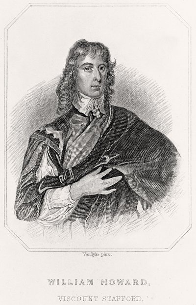 Muotokuva William Howardista, varakreivi Stafford, 1835 tekijältä English School