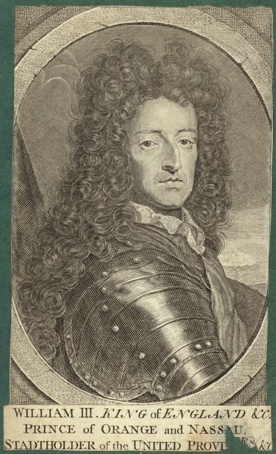 Oranssin prinssin William III:n muotokuva tekijältä English School