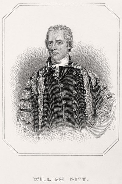 William Pittin muotokuva, 1835 tekijältä English School