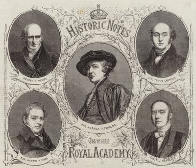Kuninkaallisen akatemian presidenttien muotokuvia tekijältä English School