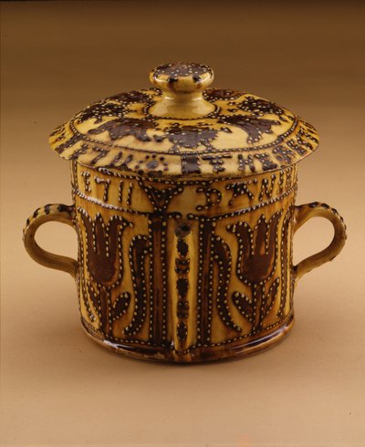 Kannen kattila, 1711 (slipware) tekijältä English School