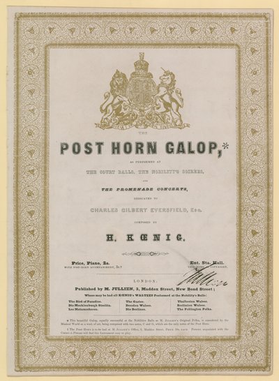 Viesti Horn Galop tekijältä English School