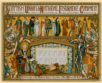 Juliste Scottish Unionille & National Insurance Companylle tekijältä English School