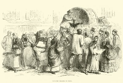 Siipikarjan myyjät Pariisissa, lokakuussa 1870 tekijältä English School