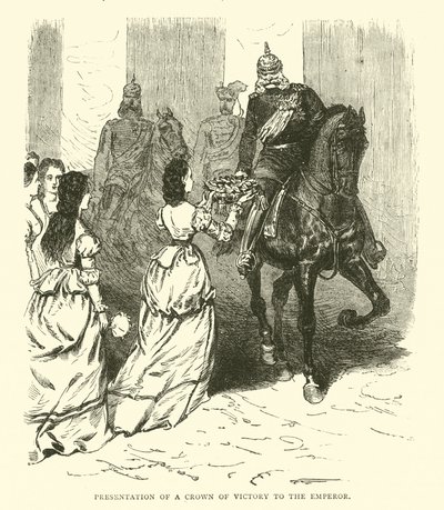 Voiton kruunun esitys keisarille, maaliskuu 1871 tekijältä English School