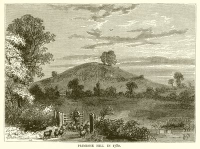 Primrose Hill vuonna 1780 tekijältä English School