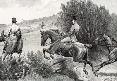 Prinssi Albert Hunting lähellä Belvoirin linnaa tekijältä English School