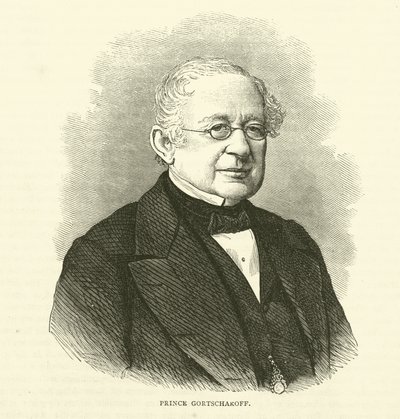 Prinssi Gortschakoff, marraskuu 1870 tekijältä English School