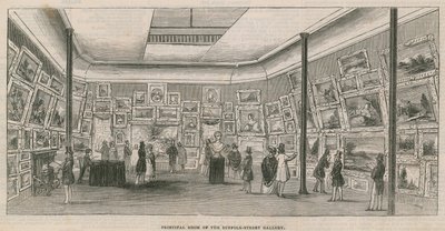 Suffolk Street Galleryn päähuone tekijältä English School