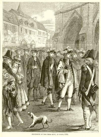 Tiers Etat -kulkue Pariisissa, 1789 tekijältä English School