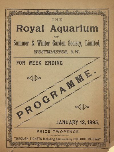 Ohjelma Royal Aquariumille tekijältä English School