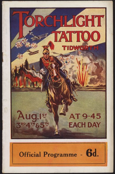 Ohjelma Tidworth Torchlight Tattooille, Tidworth Park, Wiltshire tekijältä English School