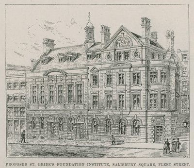 Ehdotettu St Brides Foundation Institute, Salisbury Square, Fleet Street tekijältä English School