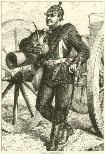 Preussin tykistömies, lokakuu 1870 tekijältä English School