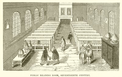 Julkinen lukusali, 1700-luku tekijältä English School