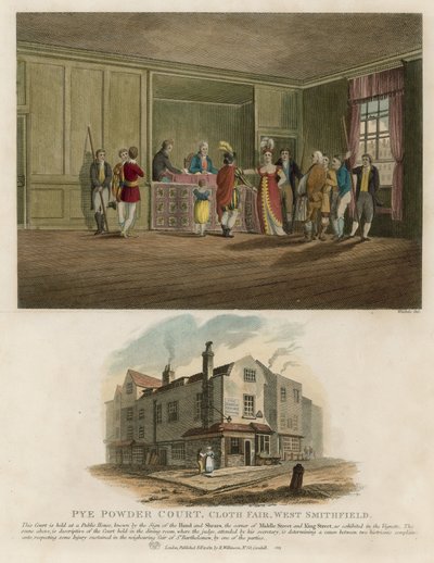 Pye Powder Court, Cloth Fair, West Smithfield tekijältä English School