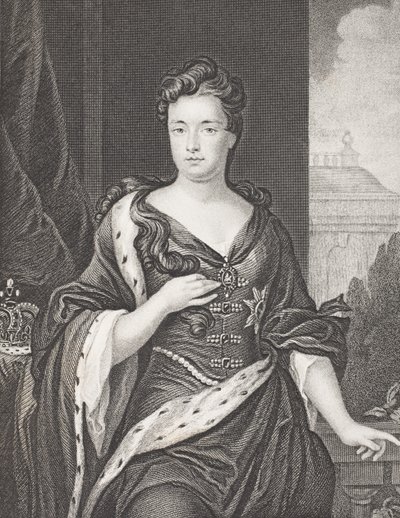 Queen Anne, Galleria of Historical Portraits, julkaistu noin 1880 tekijältä English School