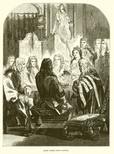 Queen Annes Privy Council tekijältä English School