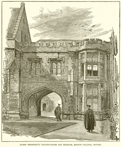 Queen Henriettas Drawing Room and Bedroom, Merton College, Oxford tekijältä English School