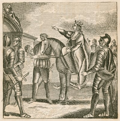 La reina Margarida fa que el cap del duc de York es fixi a les portes de la ciutat de Yorkfinnish tekijältä English School