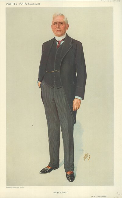 RV Vassar-Smith, Lloyds Bank, 20. heinäkuuta 1910, Vanity Fair -sarjakuva tekijältä English School