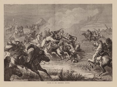 Rennen in den Kerghese-Steppen von English School