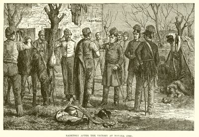 Radetsky Novaran voiton jälkeen (1849) tekijältä English School