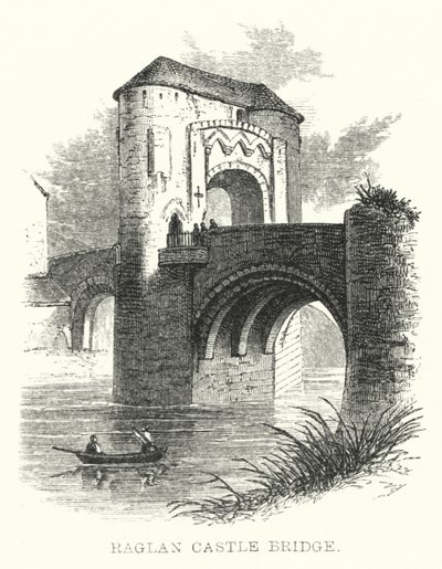 Raglan Castle Bridge (kaiverrus) tekijältä English School
