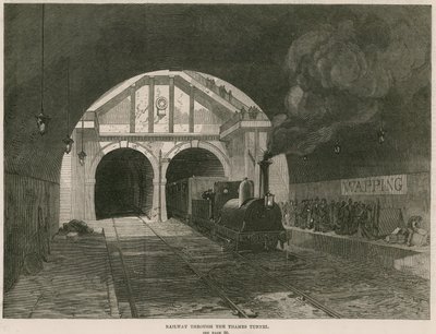 Rautatie Thames-tunnelin läpi tekijältä English School