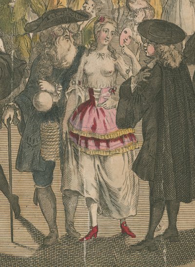 Ranelagh Gardens. Naamiaiset Venetsian suurlähettiläälle, 1749 tekijältä English School
