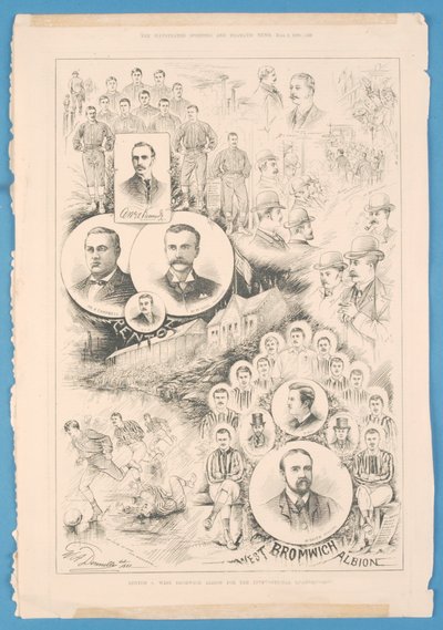 Renton vs. West Bromwich Albion, The Illustrated Sporting and Dramatic News, 2. kesäkuuta 1888 tekijältä English School
