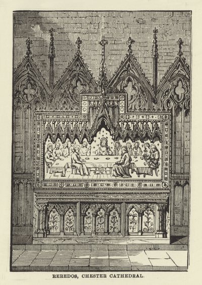Reredos, Chesterin katedraali tekijältä English School