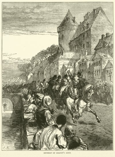 Chanzysin armeijan vetäytyminen tammikuussa 1871 tekijältä English School