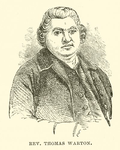 Pastori Thomas Warton (kaiverrus) tekijältä English School