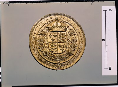 Henrik VIII:n (1491-1547) sinetin kääntöpuoli (kulta) (kuosi 183056) tekijältä English School