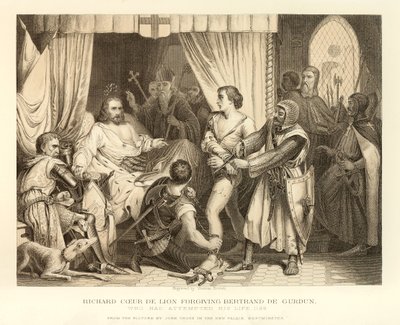 Richard Coeur De Lion antaa anteeksi Bertrand De Gurdunille tekijältä English School