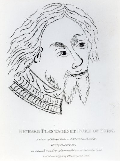 Richard of York, 3. Yorkin herttua, julkaistu vuonna 1792 (kaiverrus) tekijältä English School