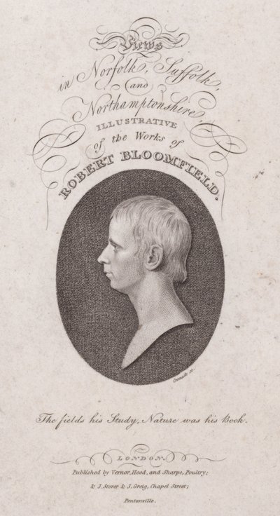 Robert Bloomfield, englantilainen runoilija (kaiverrus) tekijältä English School